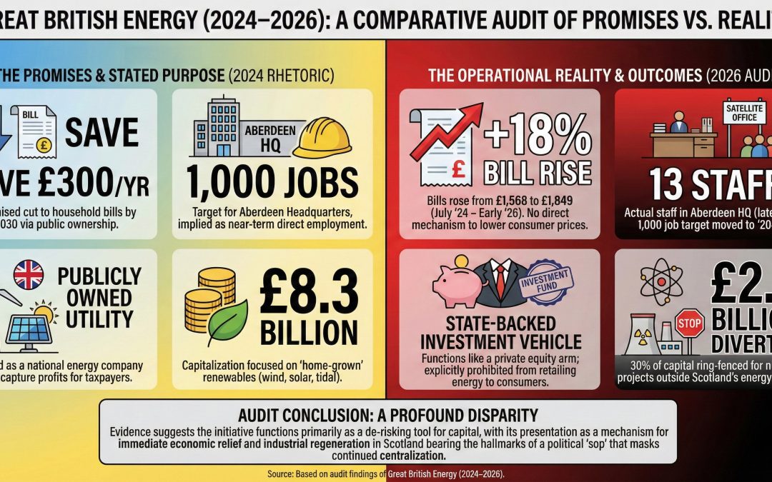 Great British Energy: Audit of Promises, Purpose, and Performance (2024–2026)